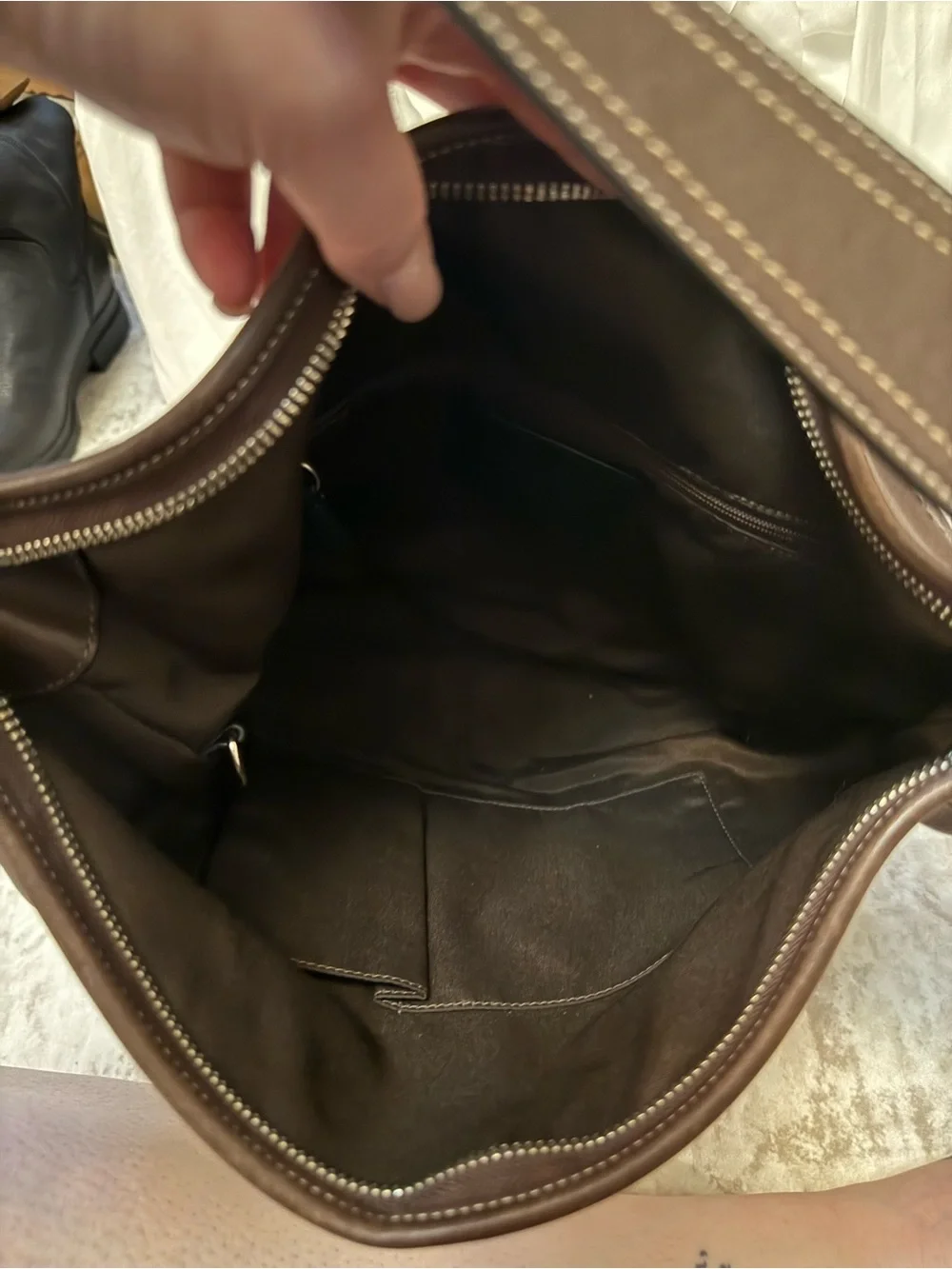 Coach top height brown